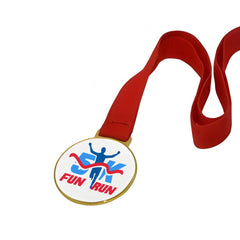 Sublimation Medal with Ribbon - Olympic Style