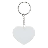 Keyring - 10 x Polymer Keyrings/ Ornaments - THICK - Heart