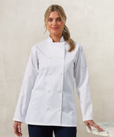 Women's long sleeve chef's jacket