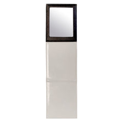 PU - Large Folding Makeup Mirror - Black