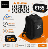 4x Quadra Executive Digital Backpack Bundle