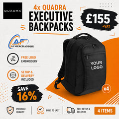 4x Quadra Executive Digital Backpack Bundle