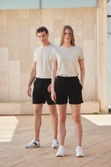 Unisex sustainable fashion sweat shorts