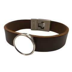 Jewellery - Bracelet - Leather Style Bracelet - Brown