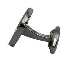 Cufflinks - PREMIER Range - Chrome - Curved Square