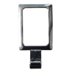 Metal Self-Adhesive Coat/ Key Hook with Printable Insert - RECTANGLE