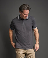 Luxury stripe stretch polo (1407)