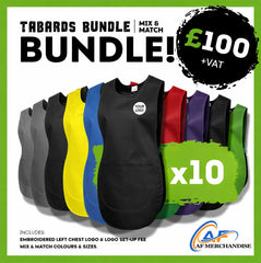 10x Personalized Tabards Bundle - Custom Logo Workwear