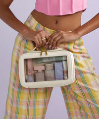Black - Boutique clear window travel case