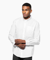 Men's long-sleeved Oxford shirt
