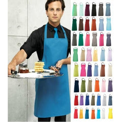 16x Premier Bib Aprons Bundle - Custom Logo & Large Pocket