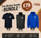 Pro-Worker Combo Bundle - Custom Printed & Embroidered