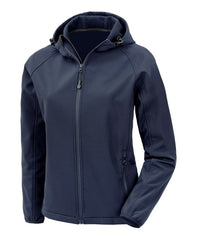 Women’s recycled 3-layer printable hooded softshell