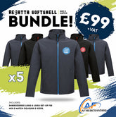 5x Regatta Custom Branded Softshell Bundle – SN130 Weatherproof Kit