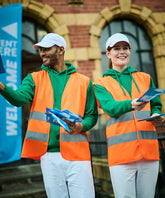 Pro hi-vis two-band easy print vest