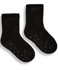 The kids Ribbon luxury Eskimo-style fleece socks