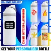 Personalised Custom Tumbler 720ML Stainless Steel Bottle One Touch Lid
