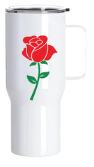 Personalised Custom Mug Stainless Steel School Gym Travel Tumbler With Handle