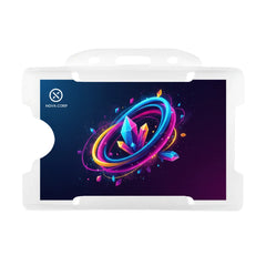 Personalised Custom Plastic ID Badge Holder Staff ID Office Schools & Events