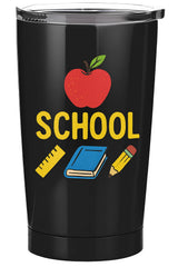 Personalised Custom Printed Mugs Stainless Steel School Gym Travel Tumbler