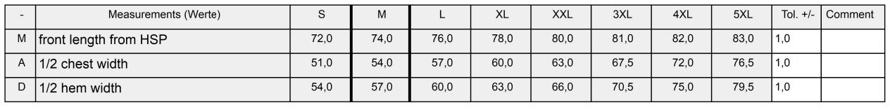 Size Guide