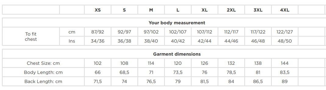 Size Guide