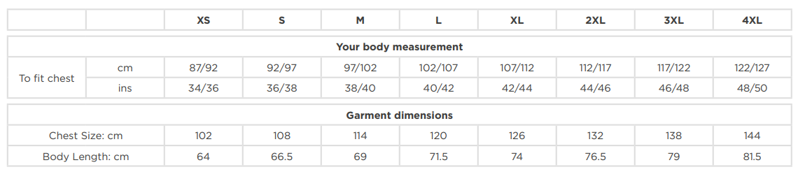 Size Guide