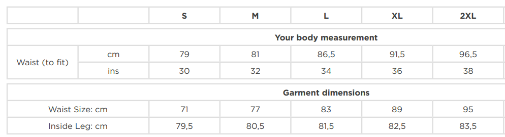 Size Guide