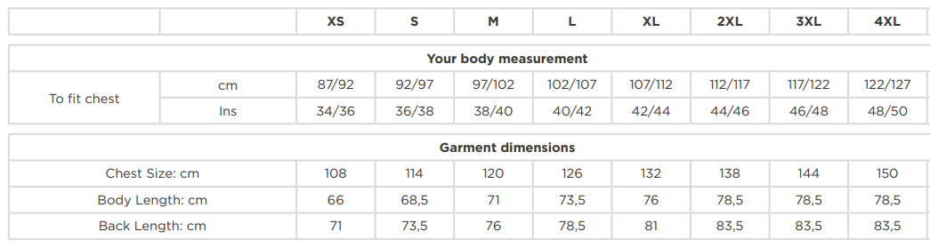 Size Guide