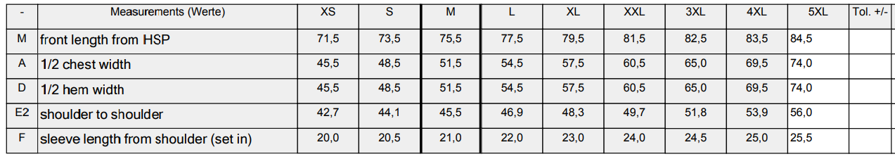 Size Guide