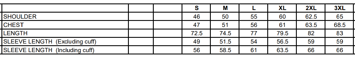 Size Guide