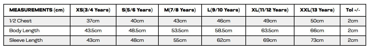 Size Guide