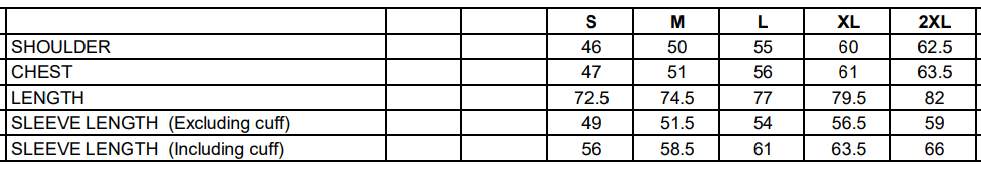 Size Guide