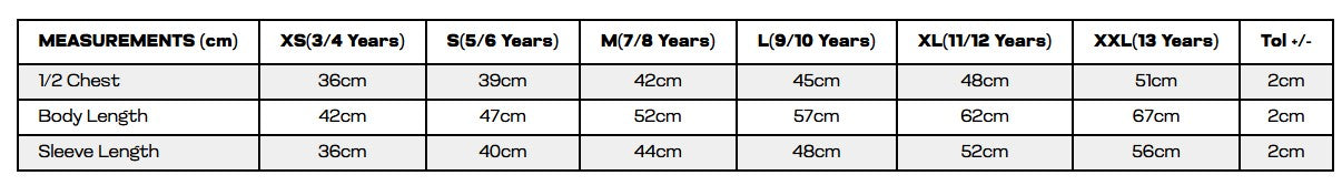 Size Guide