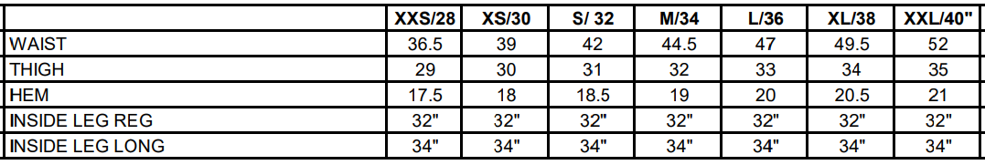 Size Guide
