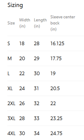Size Guide