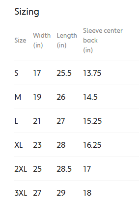 Size Guide