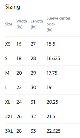 Size Guide