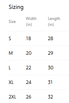 Size Guide