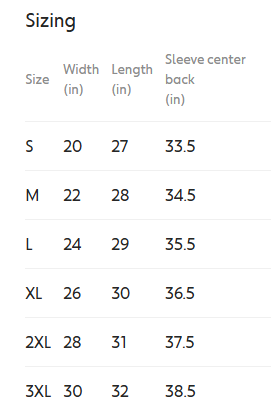 Size Guide