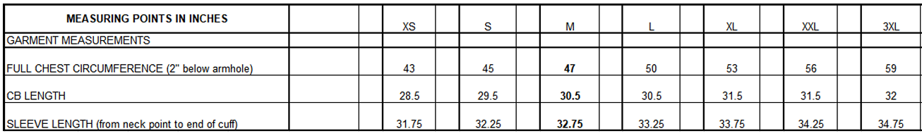 Size Guide