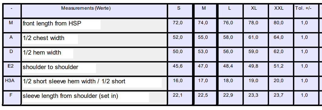 Size Guide