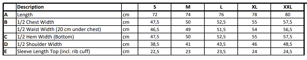 Size Guide