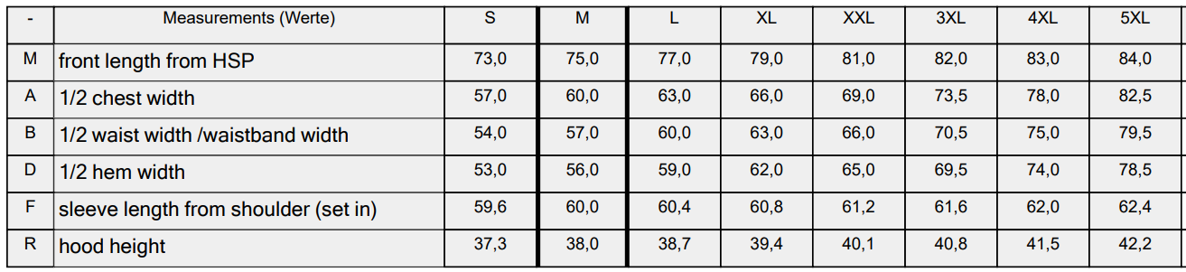Size Guide