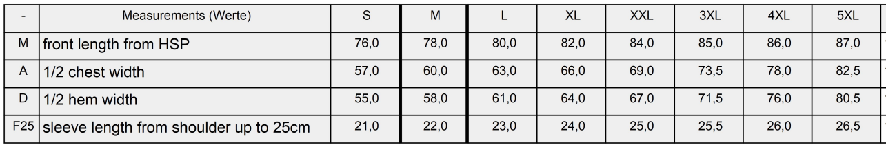 Size Guide