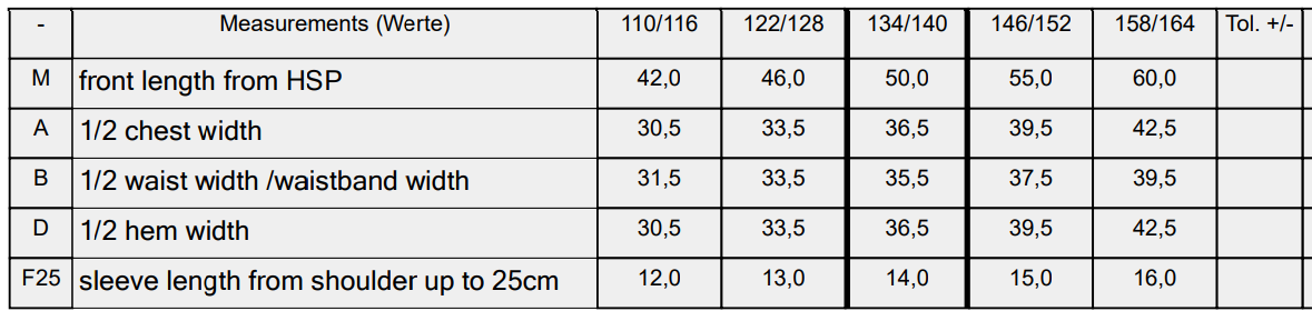 Size Guide