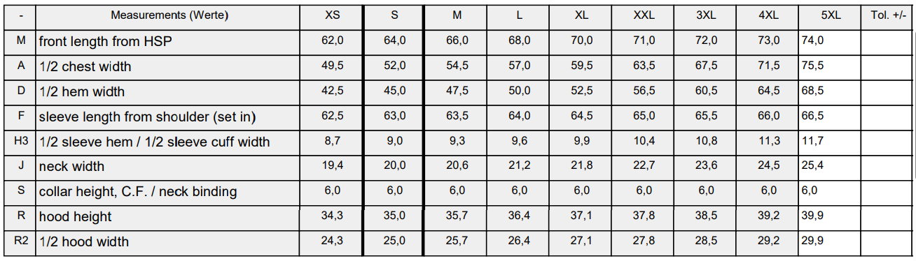 Size Guide