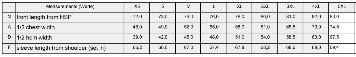 Size Guide