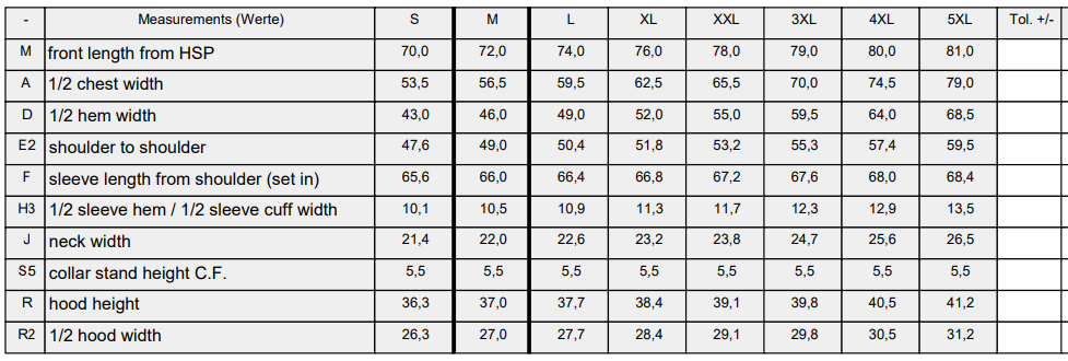 Size Guide