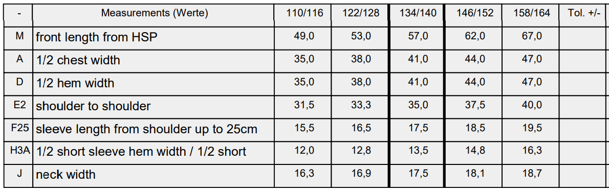 Size Guide